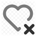 Hearth X Love Heart Icon