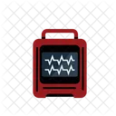 Heartrate Machine Cardiogram Heartbeat Monitor Icon