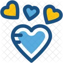 Hearts Feeling Loved Icon