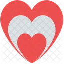 Hearts Design Sign Icon