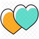Hearts Cardio Love Symbol Icon