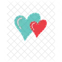 Hearts Valentine Romance Icon