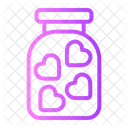 Hearts Candy Jar  Icon