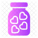 Hearts Candy Jar Hearts Candy Icon