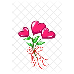 Hearts flower plant  Icon