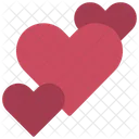 Hearts Fondness  Icon