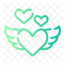 Hearts Romantic Kiss Icon