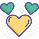 Hearts Inspiration Feeling Icon