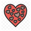 Hearts Chocolate Gift Icon