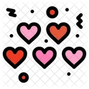 Hearts Love Valentines Icon