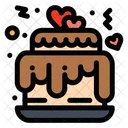 Hearts Cake Love Icon