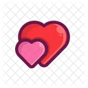 Valentine Icon In Filled Outline Version Icon