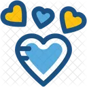 Hearts Feeling Loved Icon