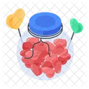 Hearts Jar Love Jar Valentine Jar アイコン