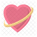 Hearts Orbit Heart Love Icon