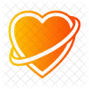 Hearts Orbit Love Heart Icon