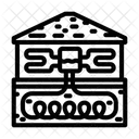 Heat Exchange Geothermal Icon