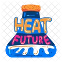 Heat Future Lab Beaker Chemistry Icon