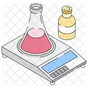 熱、プレート、化学薬品 アイコン