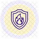 Heat Protection Color Circle Icon Icon