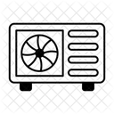 Heat Pump Heat Home Icon