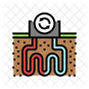 Heat Recovery Geothermal Icon