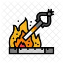 Heat Treatment Blacksmith Symbol