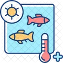 Heating Treatment Fish Icon