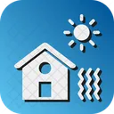 Heat Wave Global Warming Temperature Icon