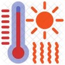 Climate Change High Temperature Heat Icon