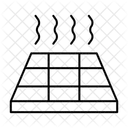 Heated Floor Hot Floor House Icon