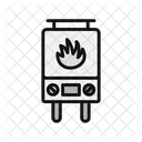 Heater Gas Geyser Boiler Icon