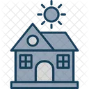 Heating Building Home Icon