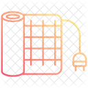 난방 매트  아이콘
