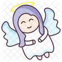 Heaven Angel Cartoon Character Bless Angel Icon