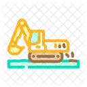 Heavy Machinery Spilling Icon