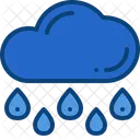 大雨  アイコン