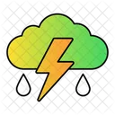 大雨  アイコン