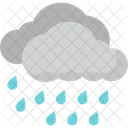 Heavy Rain Rainfall Downpour Icon