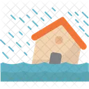 Heavy Rain Rainfall Downpour Icon