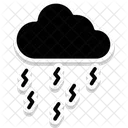 Heavy Rain Cloud Cloudy Icon