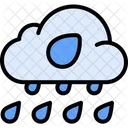 Heavy Rain Weather Winds Icon