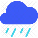 Heavy Rain Weather Cloud Icon