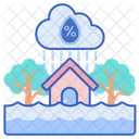 La Nina Nina Heavy Rain Icon