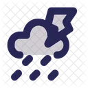 Thunderstorm Wind Gale Icon
