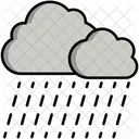 Heavy Rain Rain Weather Icon