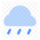 Heavy Rain Rainy Climate Icon