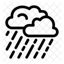 Heavy Rain Climate Raining Symbol