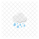 Heavy Rainfall Rain Cloud Icon