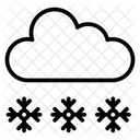 Heavy Snow Snowfall Winter Weather Icon